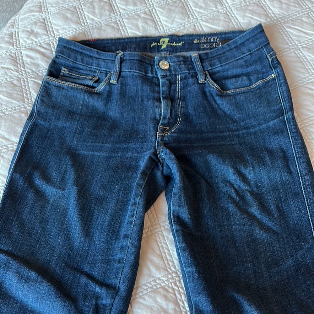 7 For All Mankind bootcut denim jeans, size 27 - Picture 2 of 16